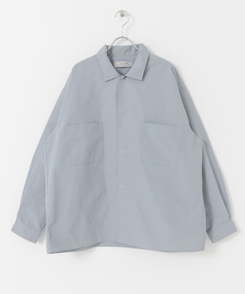 URBAN RESEARCH Sonny Label（アーバンリサーチサニーレーベル）の「グログランナイロンオーバーシャツ（その他・メンズ・ブラック/ライトブルー/ホワイト・M/L）」の12枚目の写真