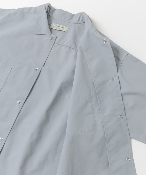 URBAN RESEARCH Sonny Label（アーバンリサーチサニーレーベル）の「グログランナイロンオーバーシャツ（その他・メンズ・ブラック/ライトブルー/ホワイト・M/L）」の14枚目の写真