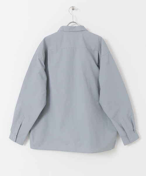 URBAN RESEARCH Sonny Label（アーバンリサーチサニーレーベル）の「グログランナイロンオーバーシャツ（その他・メンズ・ブラック/ライトブルー/ホワイト・M/L）」の15枚目の写真