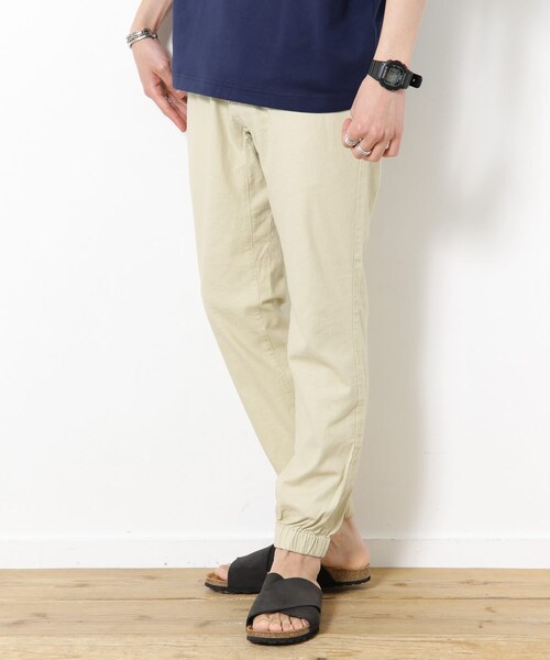 URBAN RESEARCH Sonny Label（アーバンリサーチサニーレーベル）の「リネンイージージョガーパンツ（その他・メンズ・カーキ/ブラウン/ライトベージュ/ネイビー・M/L）」の9枚目の写真