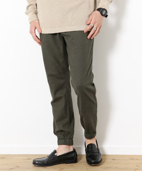 URBAN RESEARCH Sonny Label（アーバンリサーチサニーレーベル）の「リネンイージージョガーパンツ（その他・メンズ・カーキ/ブラウン/ライトベージュ/ネイビー・M/L）」の11枚目の写真
