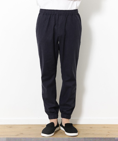 URBAN RESEARCH Sonny Label（アーバンリサーチサニーレーベル）の「リネンイージージョガーパンツ（その他・メンズ・カーキ/ブラウン/ライトベージュ/ネイビー・M/L）」の16枚目の写真