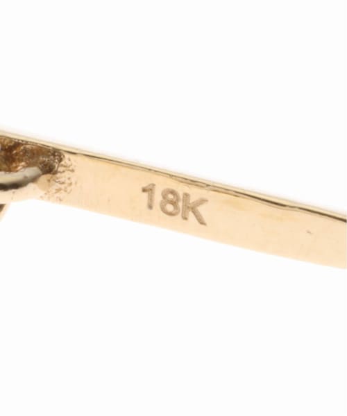 Deuxieme Classe【リジーマンドラー】フープピアス　18k YG LIZZIE MANDLER/リジーマンドラー】CRESCENT HOOP 8.5（ピアス