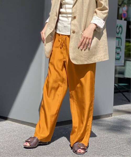 FRAMeWORK（フレームワーク）の「【LOOMER】silk pajama pants
