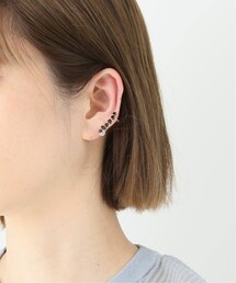 Lilas（リラ）の「オニキス6パーツピアスカフ K10（）」 - WEAR
