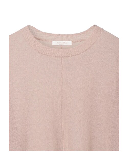 Green　Parks（グリーンパークス）の「シアーニットチュニック（トップス・ピンク/ライトベージュ/ミント/エクリュ・F）」の3枚目の写真