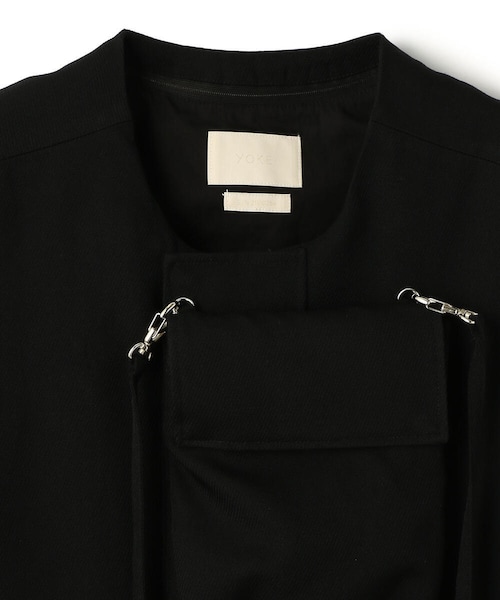 YOKE（ヨーク）の「YOKE/ヨーク/DETACHABLE POCKET TACTICAL VEST