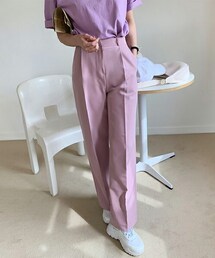 DHOLIC | タックワイドスラックス(スラックス)