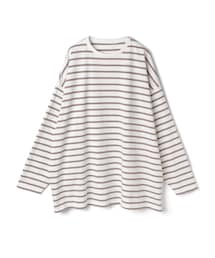 GRL | オーバーサイズボーダーロンT(Tシャツ/カットソー)