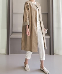 DHOLIC STYLE | [everynana] ストライプ配色ラウンドネックジャンパー(その他アウター)