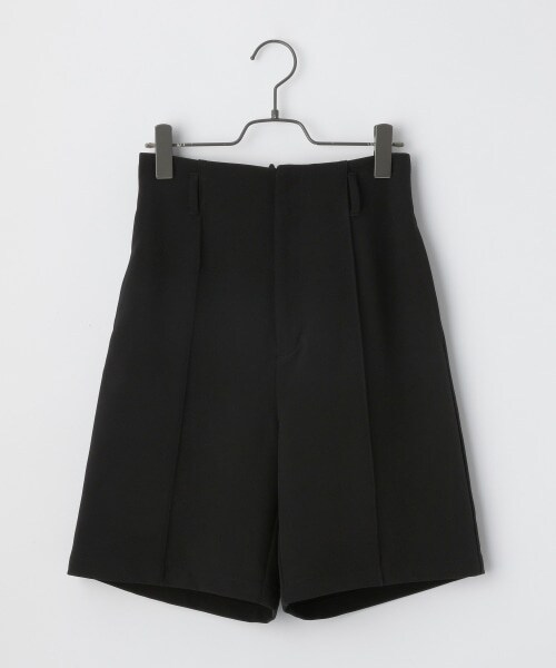 PAGEBOY（ページボーイ）の「バックルショートトラウザー（パンツ・ブラック/グレージュ）」の7枚目の写真