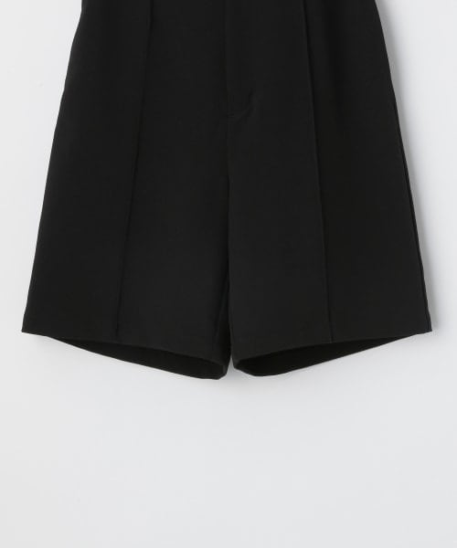 PAGEBOY（ページボーイ）の「バックルショートトラウザー（パンツ・ブラック/グレージュ）」の11枚目の写真