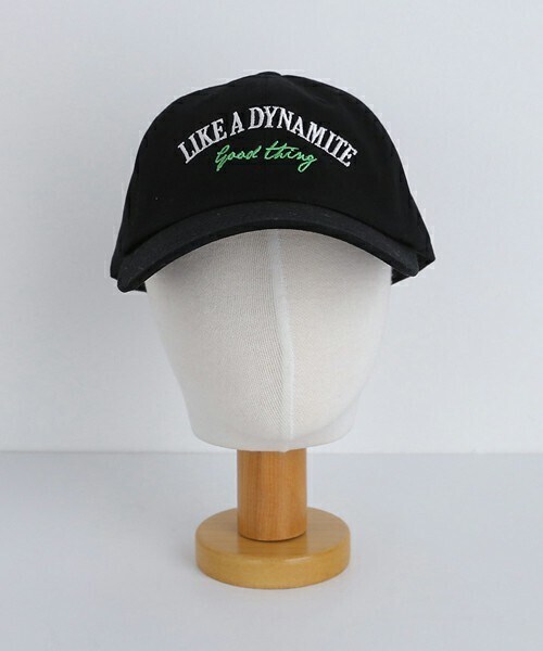 DHOLIC（ディーホリック）の「配色レタリング刺繍キャップ（キャップ・レディース・イエロー/グリーン/グレー/ホワイト/ブラック/ベージュ・ONESIZE）」の3枚目の写真