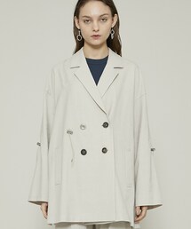 【専用】UN3D. リネン混タックアップジャケット 専用】UN3D. リネン混タックアップジャケット UN3D.（アンス