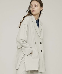 【専用】UN3D. リネン混タックアップジャケット UN3D.（アンスリード）の「タックアップジャケット 522120100301