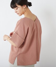 COLLAGE GALLARDAGALANTE（コラージュガリャルダガランテ）の「【ネックラインで変わる印象】2WAYリネン混ブラウス（シャツ/ブラウス）」