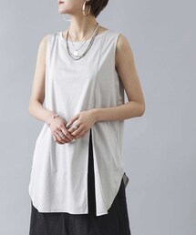DouDou | 前後2WAYロングタンク(Tシャツ/カットソー)