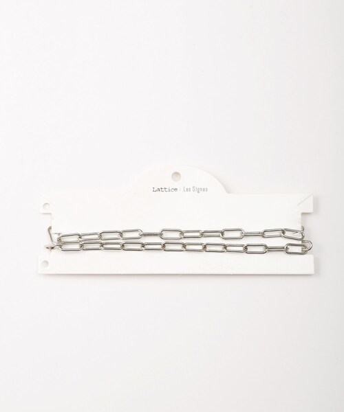 Lattice(Lattice)の「ロングチェーンネックレス(ネックレス・レディース・ゴールド/シルバー・0)」の2枚目の写真