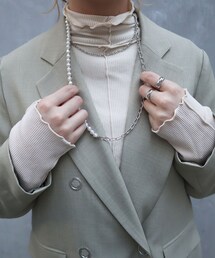 Lattice | パールMIXチェーンネックレス(ネックレス)