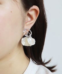 Lattice | フラワーモチーフメタルイヤリング(イヤリング)