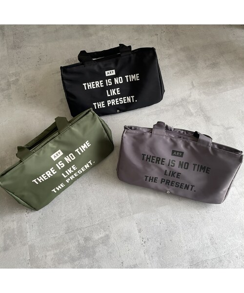 copine(コピン)の「レジかご対応!簡易保冷・保温機能付きで撥水加工!カジュアルロゴecoバッグ(3color)(エコバッグ/サブバッグ・レディース・カーキ/グレー/ブラック・ワンサイズ)」の1枚目の写真