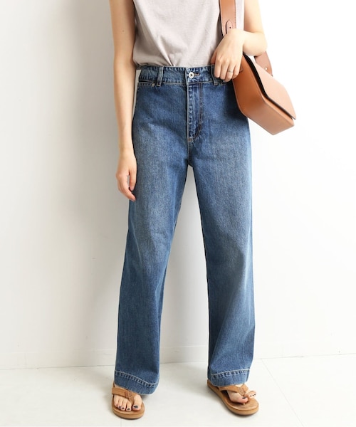 【SLOBE IENA】バギーデニムパンツ　スローブイエナ セール】《追加2》LE DENIM バギーパンツ（デニムパンツ