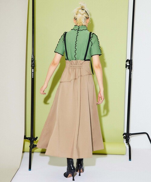 INella（イネラ）の「ボタンサスペンダースカート（）」 - WEAR 
