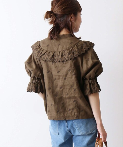 FRAMeWORK（フレームワーク）の「≪予約≫リネン刺繍ブラウス◆（その他・ブラック/フリー）」の11枚目の写真