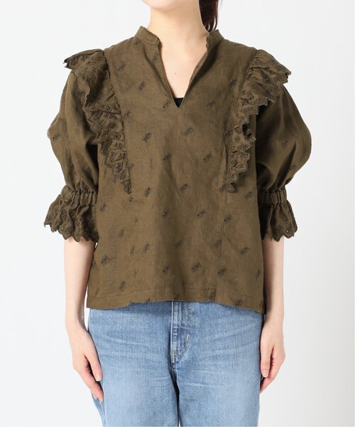 FRAMeWORK（フレームワーク）の「≪予約≫リネン刺繍ブラウス◆（その他・ブラック/フリー）」の22枚目の写真