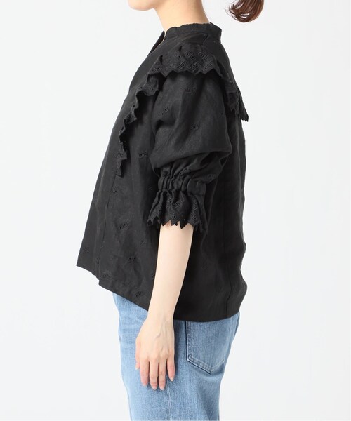 FRAMeWORK（フレームワーク）の「≪予約≫リネン刺繍ブラウス◆（その他・ブラック/フリー）」の13枚目の写真