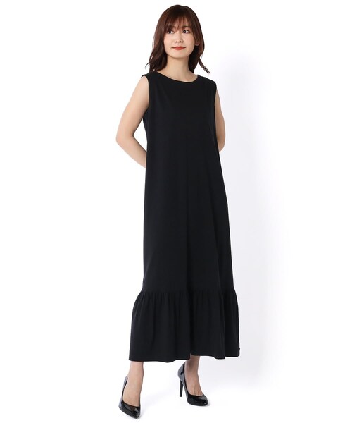 CIAOPANIC(チャオパニック)の「ONEPIECEDRESS/ノースリーブワンピース(ワンピース・レディース・ホワイト/グリーン/ブラック・M)」の1枚目の写真