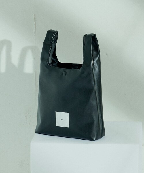 Daily russet(デイリー ラシット)の「【ani.】ショッピングトートバッグ(トートバッグ・レディース・ベージュ/ブラック・FREE)」の1枚目の写真