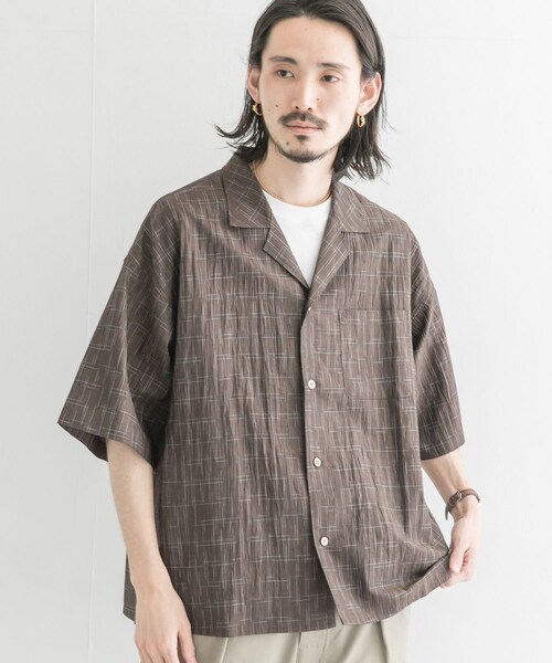 トップス SEVEN BY SEVEN OPEN COLLAR SHIRTS SEVEN BY SEVEN (セブンバイセブン) 