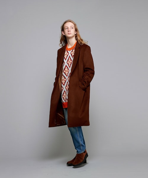 ノイズメーカー　カシミヤロングチェスターコート　38 NOISE MAKER（ノイズメーカー）の「Cashmere chester coat【MEN