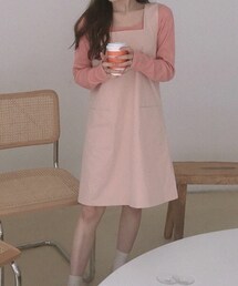 [naturalmind] ツーポケットスリーブレスワンピース