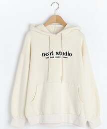 DHOLIC | 刺繍レタリングポケットフーディ・全3色・t63671(スウェット)