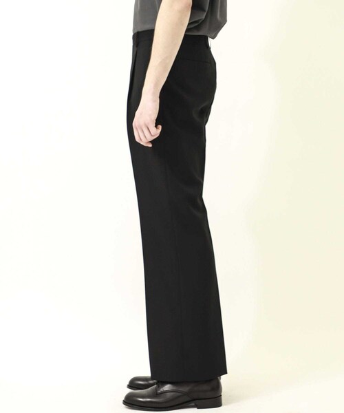 LAD MUSICIAN フレアスラックス 黒 46 ポリエステル 1タック LAD