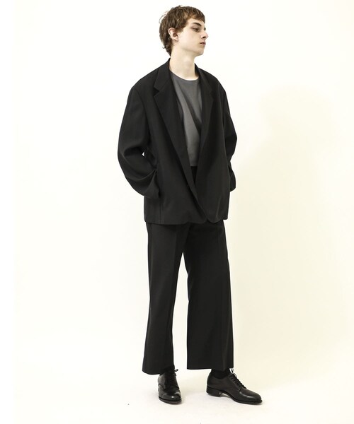 LAD MUSICIAN（ラッドミュージシャン）の「POLY WIDE FLARE PANTS（その他・メンズ・BLACK/PURPLE・42/44/46）」の10枚目の写真