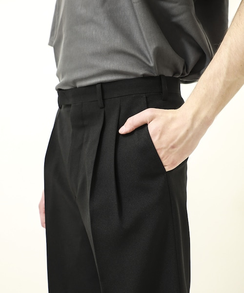 LAD MUSICIAN（ラッドミュージシャン）の「POLY WIDE FLARE PANTS（その他・メンズ・BLACK/PURPLE・42/44/46）」の14枚目の写真