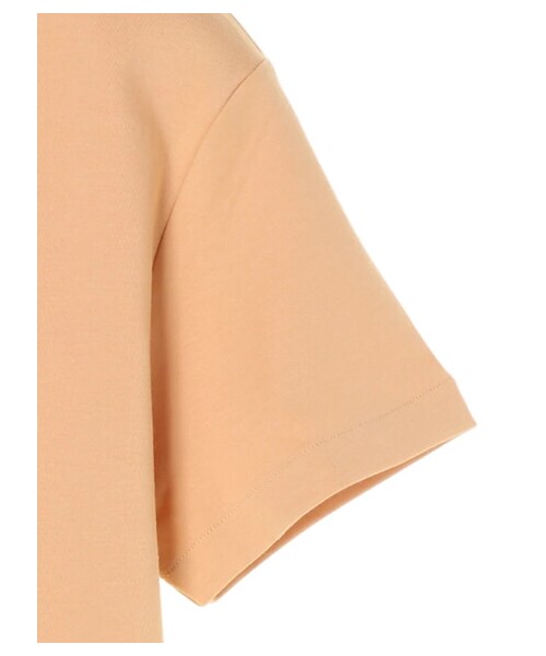 AMERICAN HOLIC（アメリカンホリック）の「【non-no 7月号掲載】★クルーネックカット半袖プルオーバー（トップス・アイボリー/オフホワイト/ブラック/ライトピンク/ベージュ/オレンジ/モカ/ライトイエロー/ミント/グリーン/ネイビー/ラベンダー/ライトグレー/チャコールグレー/ダークベージュ/キャメル/カーキ/ブルー・S/M/L）」の18枚目の写真