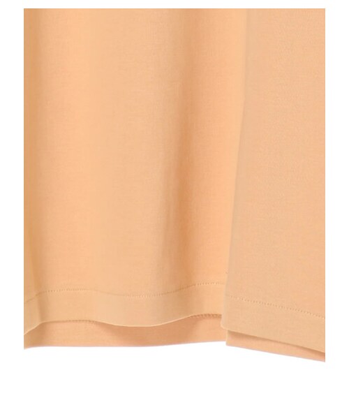 AMERICAN HOLIC（アメリカンホリック）の「【non-no 7月号掲載】★クルーネックカット半袖プルオーバー（トップス・アイボリー/オフホワイト/ブラック/ライトピンク/ベージュ/オレンジ/モカ/ライトイエロー/ミント/グリーン/ネイビー/ラベンダー/ライトグレー/チャコールグレー/ダークベージュ/キャメル/カーキ/ブルー・S/M/L）」の19枚目の写真