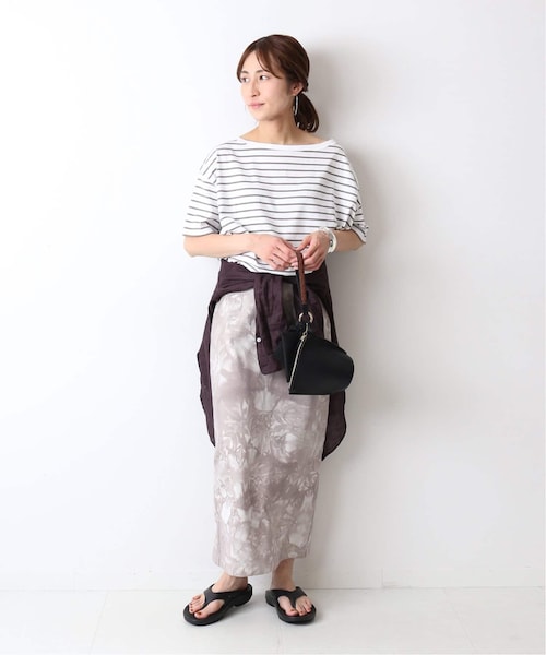 FRAMeWORK - 新品　フレームワーク　パネルボーダーTシャツ　ホワイト×ブラック セール】MINIボーダープルオーバー（Tシャツ/カットソー
