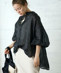 PUAL CE CIN | 【Du noir・WEB限定】袖ボリュームがかわいい♡2WAYブラウス(シャツ/ブラウス)