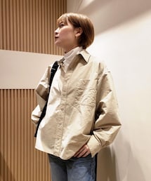 ear PAPILLONNER（イアパピヨネ）の「BURLAP OUTFITTERサプレックスナイロンシャツ（シャツ/ブラウス）」