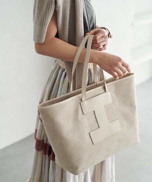 IACUCCI】イアクッチ キャンバストートバッグ ホワイト （ソルベット S  