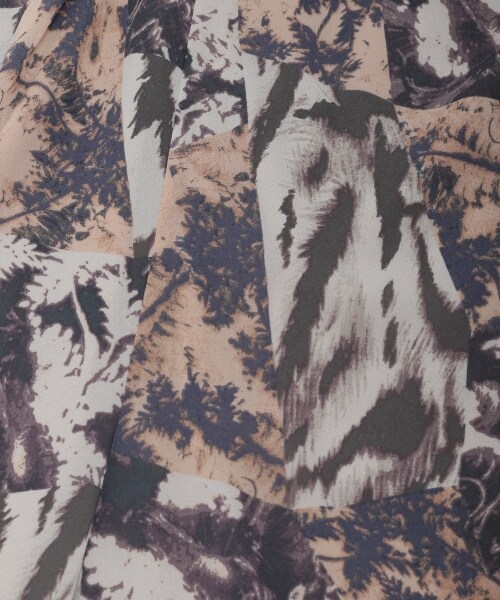 LEPSIM（レプシィム）の「コラージュガラシフォンスカート（スカート・モノトーン/パープル）」の14枚目の写真