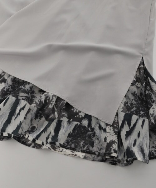 LEPSIM（レプシィム）の「コラージュガラシフォンスカート（スカート・モノトーン/パープル）」の12枚目の写真