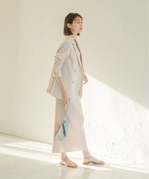 Noble（ノーブル）の「《追加2》麻ストレッチダブルブレストジャケット