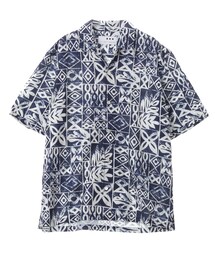 three dots（スリードッツ）の「ウルトラウォッシュドツイル プリントシャツ（その他）」