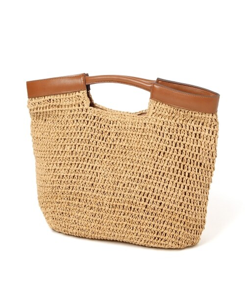 Andemiu（アンデミュウ）の「ペーパークリテバッグ（バッグ・グレー/ベージュ）」の11枚目の写真